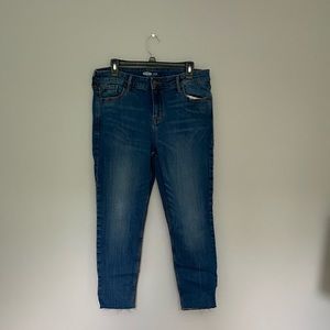 Medium wash rockstar skinny jeans